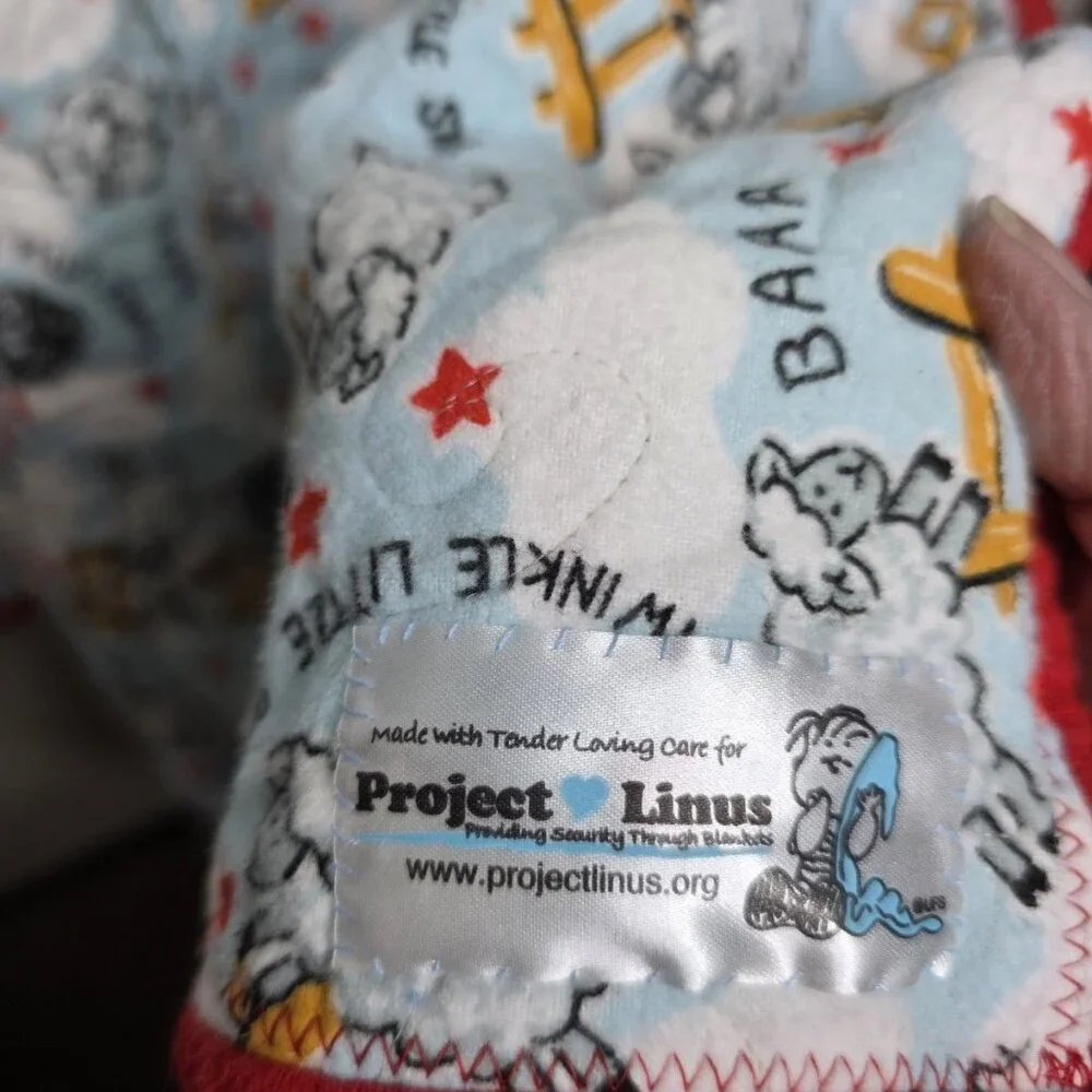 Project Linus Handmade Quilt Lap Blanket 40 x 36 Sheep Twinkle Twinkle Baaa